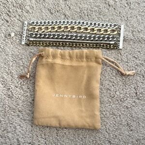 Jenny Bird Silver and Gold Chain Bracelet